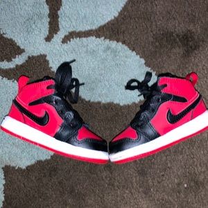 Red and Black Jordan 1